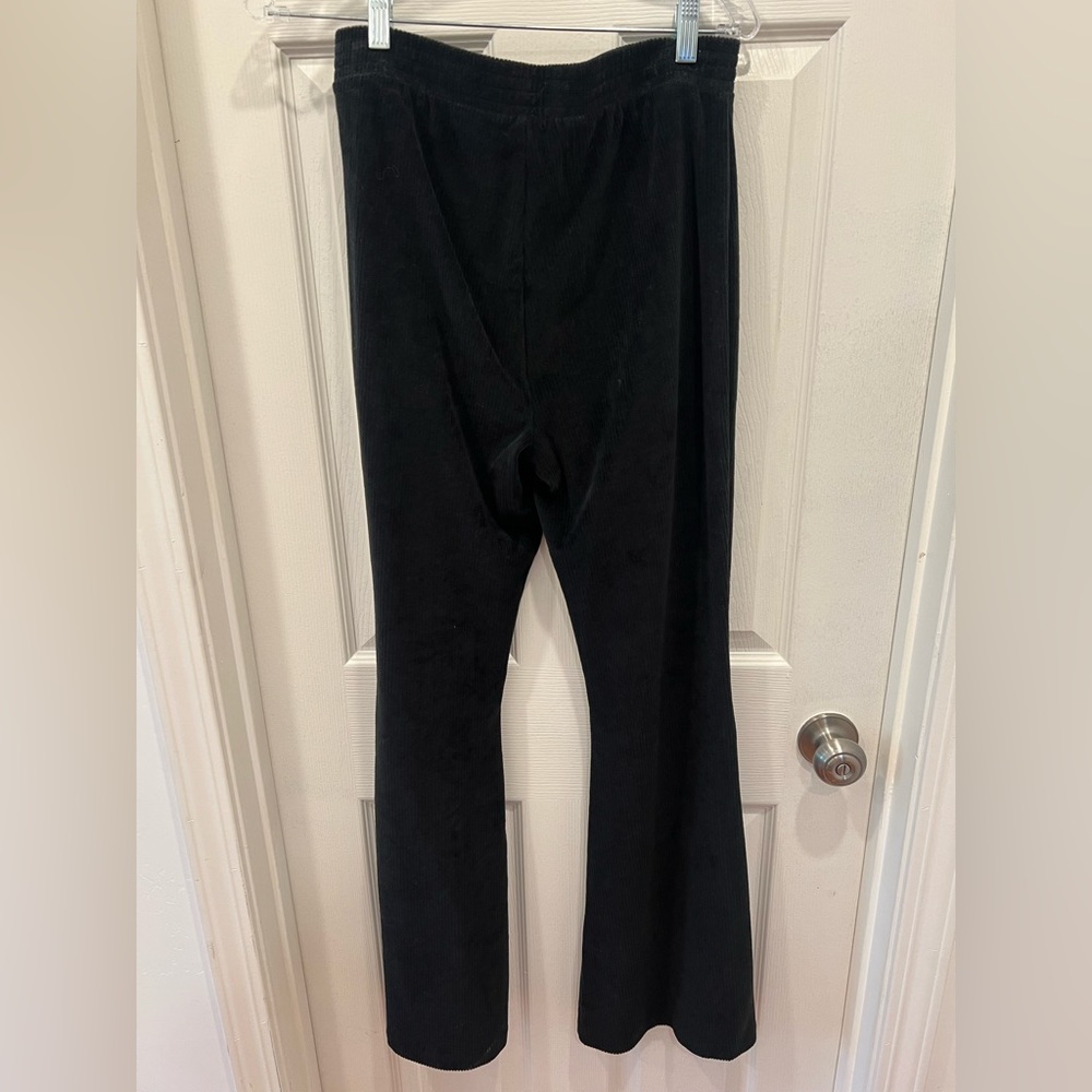 Aerie Groove-on Rib Velour Flare Pant